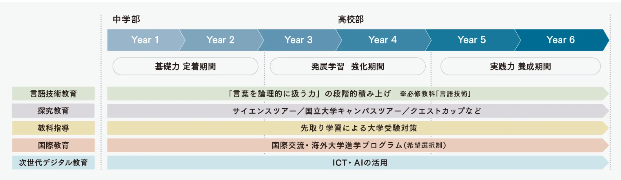 教育段階フロー