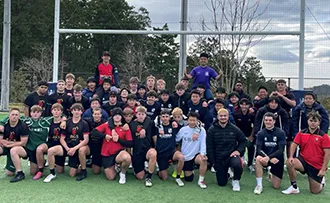 オーストラリアの高校とラグビー交流