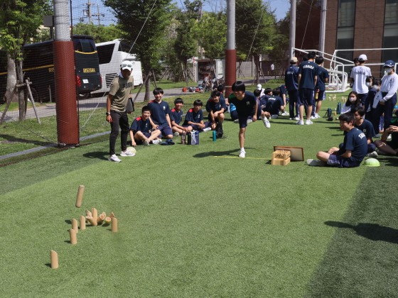 ニュースポーツ大会を実施しました。
