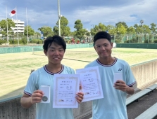 2024年第35回池村杯17歳以下男子ダブルス準優勝