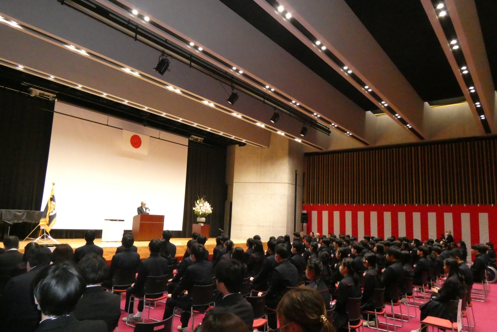 第38回 履正社中学校・卒業式