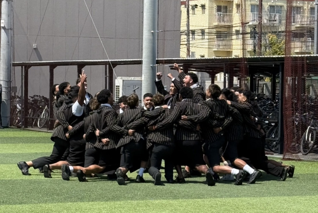 【国際交流】Massey High School（NZ） ハカの披露