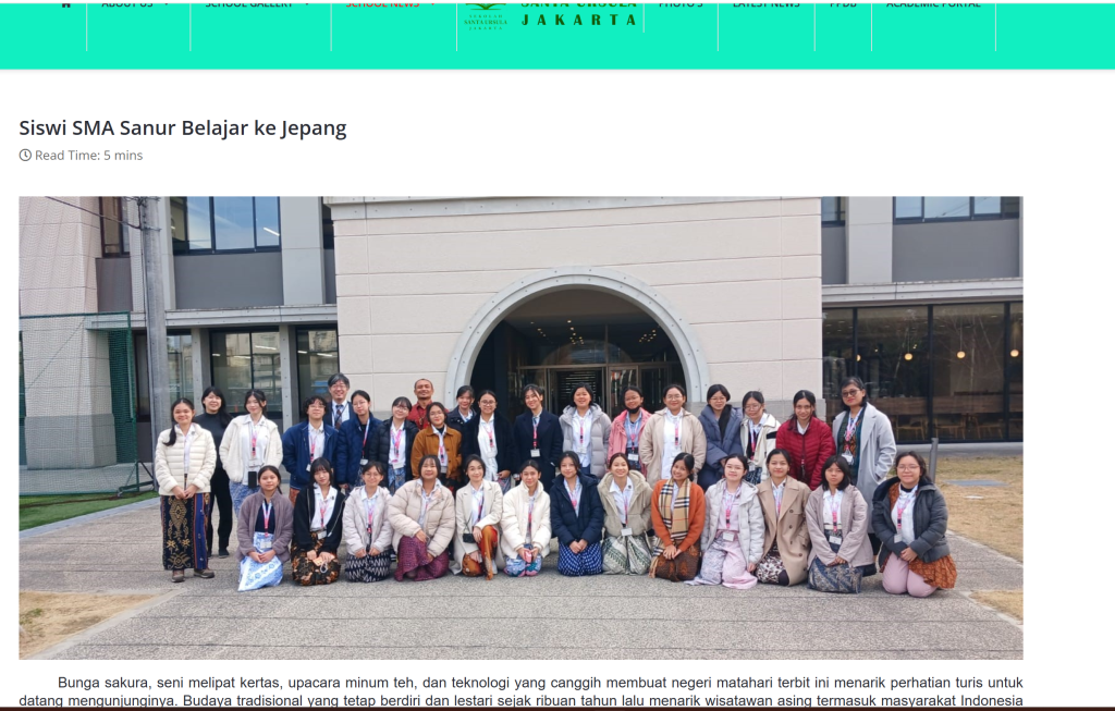 【多言語多文化教育部】インドネシアの国際交流校のブログ