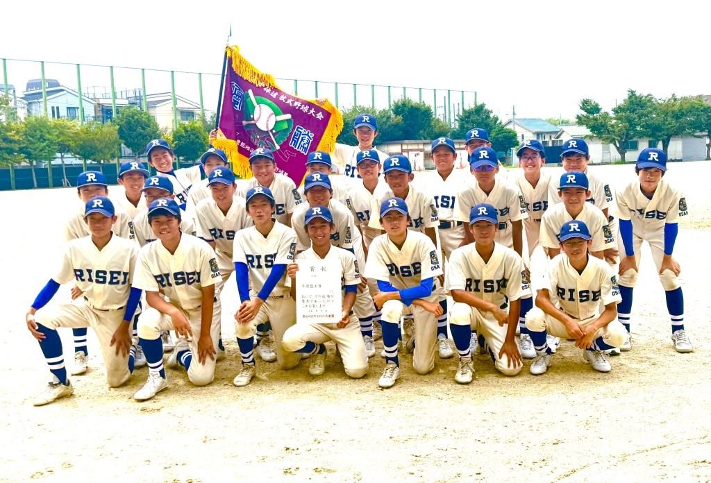 【軟式野球部】豊能地区大会で初優勝！