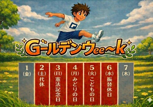 篠ミニ 5.01　どう過ごす？ 明日からのGW―緩ませるために整える極意