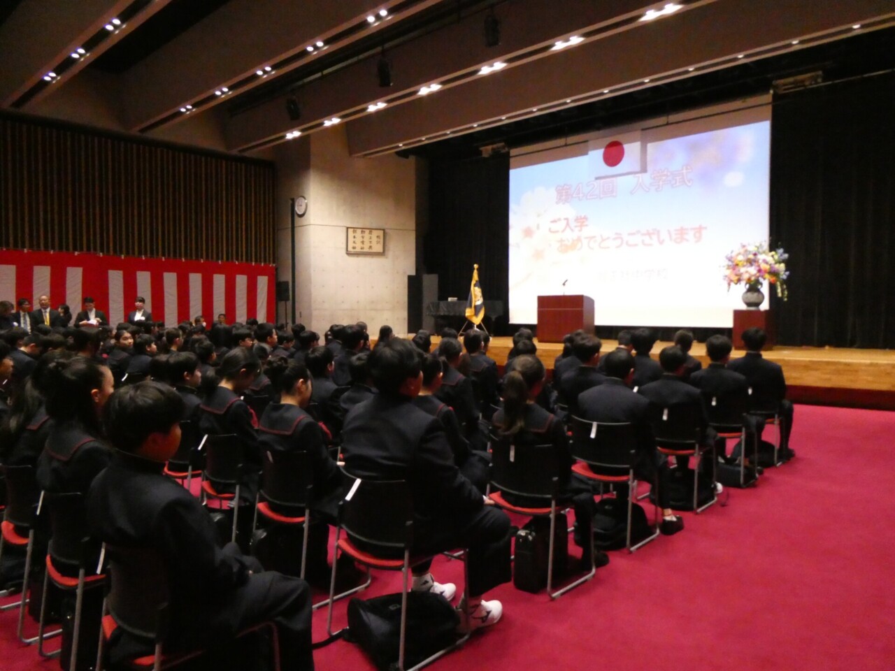 履正社での学校生活がスタートしました