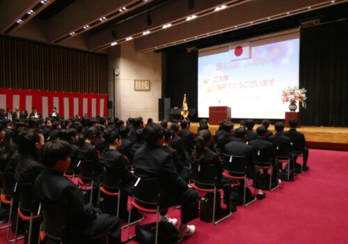 履正社での学校生活がスタートしました