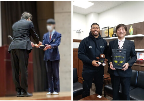 篠ミニ 4.27　今日の校長ミッション―認証式とＮＺからのお客様（超ミニ）