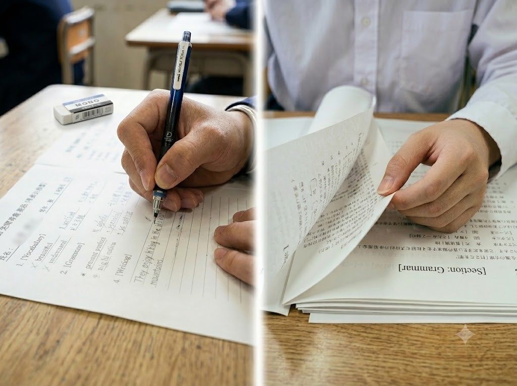篠ミニ5.22　静寂の中の対峙―中間試験１日目１限目（超ミニ）