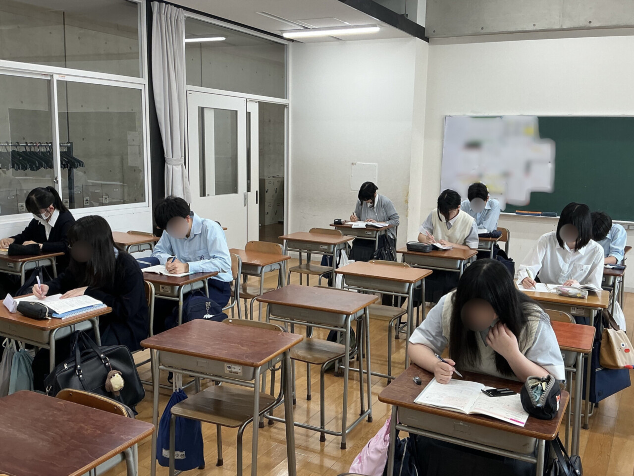 朝から勉強！