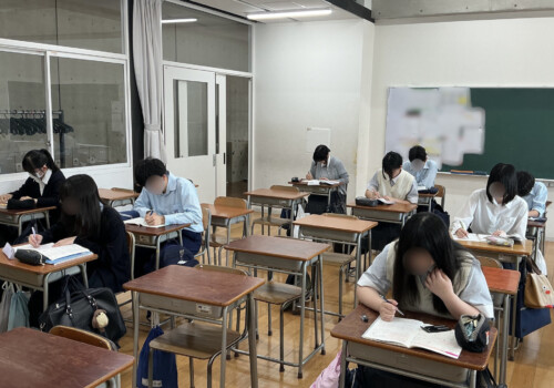 朝から勉強！