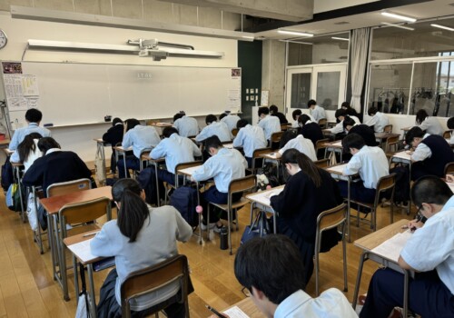 一斉漢字テストを実施しました!