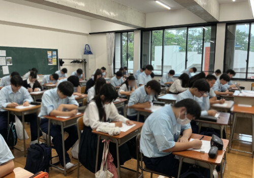 早朝テスト開始
