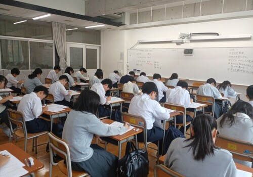 今日から１学期期末試験