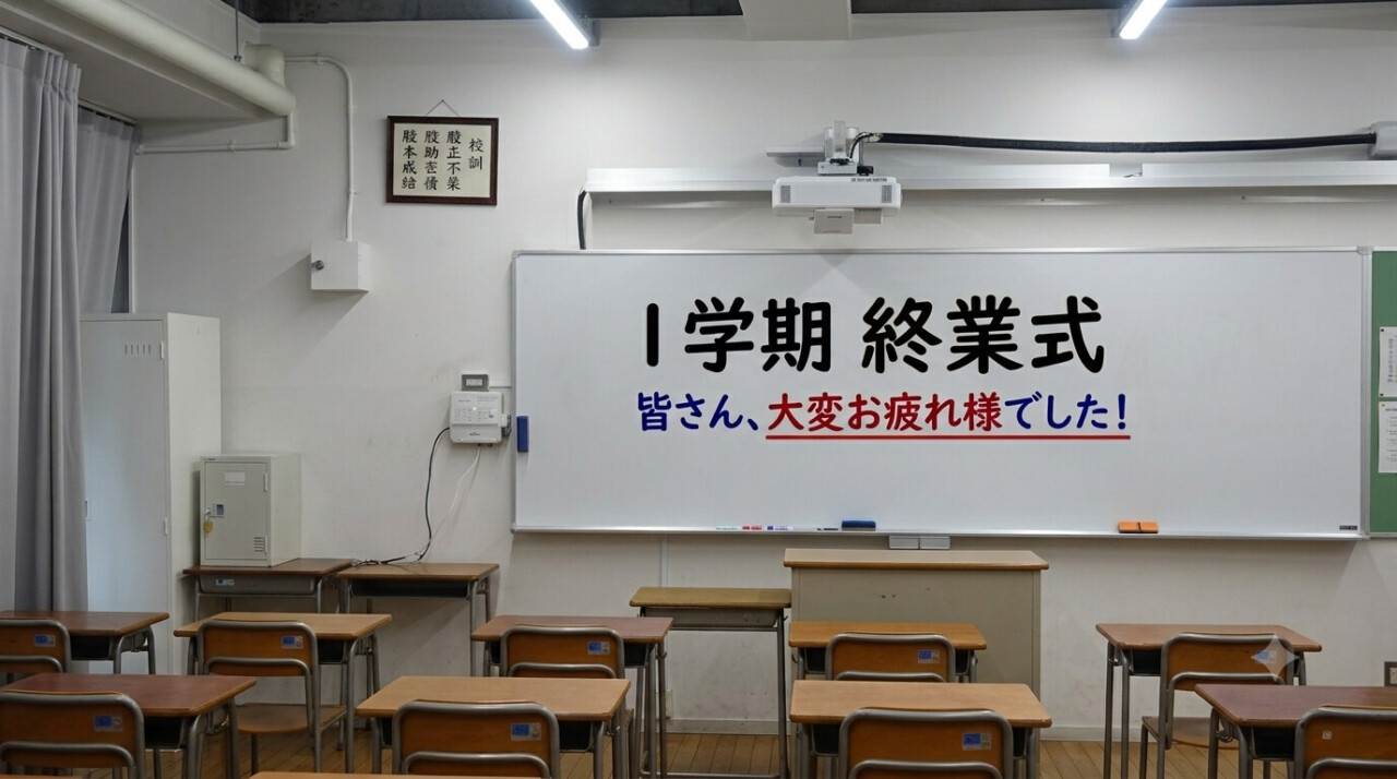 １学期終業式