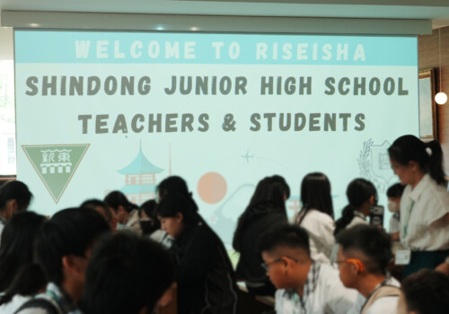 【国際交流】ようこそ履正社へ！台湾・新東國民中学校の皆さんが来校されました