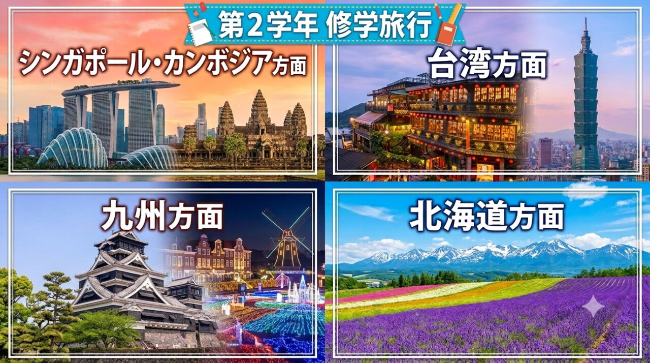 学藝コース修学旅行、全行程終了いたしました！