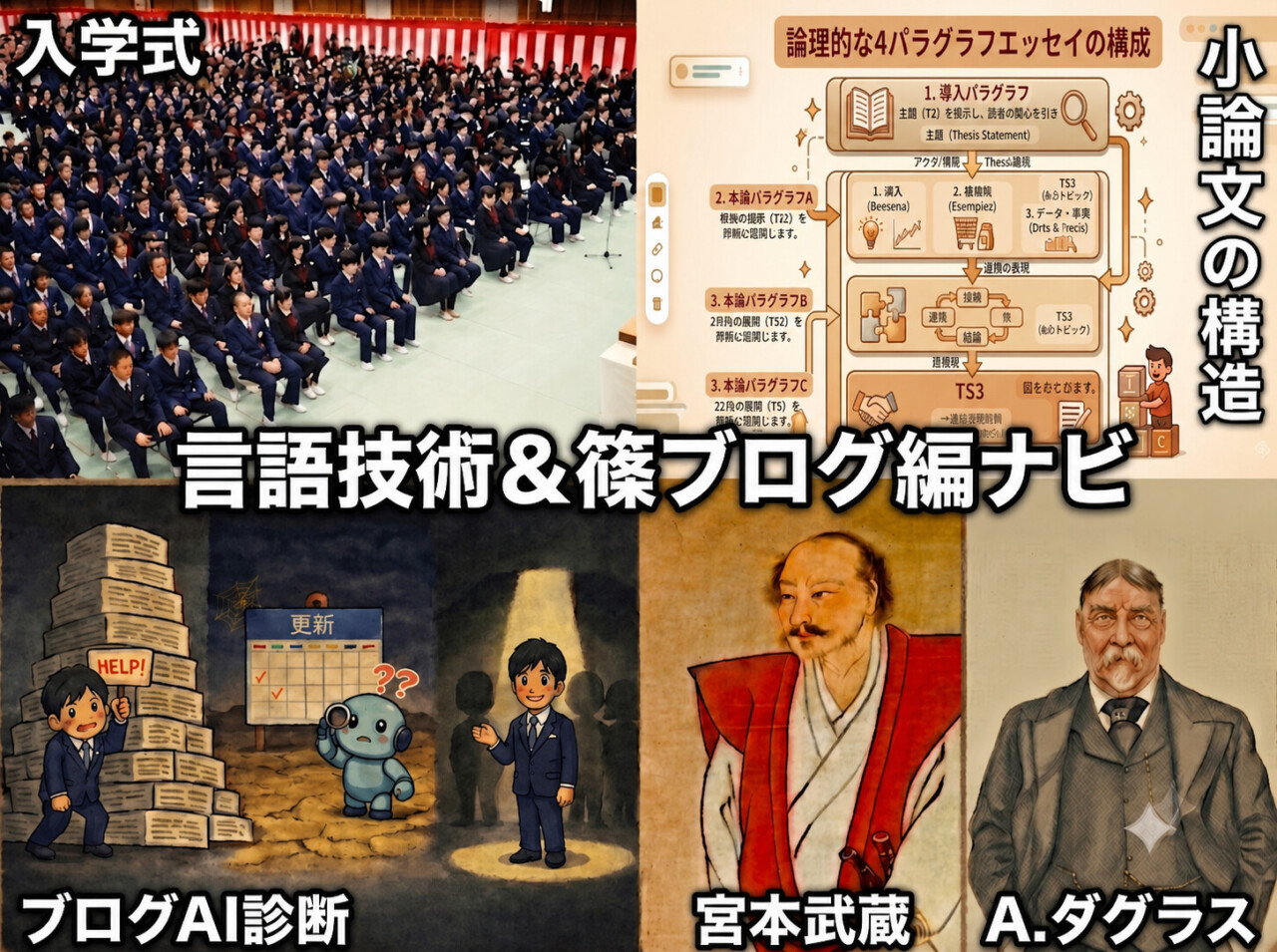 篠まとめ６　【篠ミニ】言語技術＆【篠ブログ】編―26年度4～7月