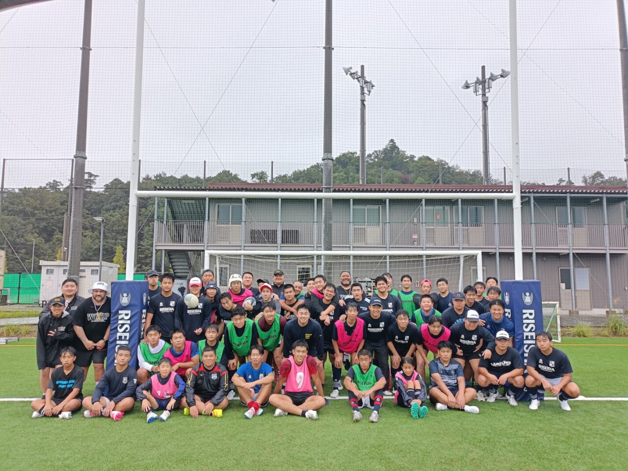 【高校・ラグビー部】ニュージーランド元代表を招いてラグビークリニックを開催